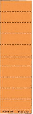 Beschriftungsschilder Leitz 1901 blanko orange 100 St.