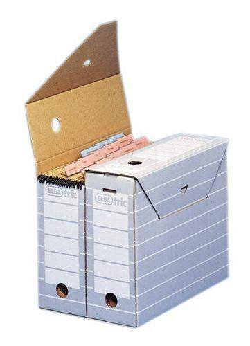 Archivschachtel Archivbox Elba Tric 83422 11x34x27cm für DIN A4 Hängemappen