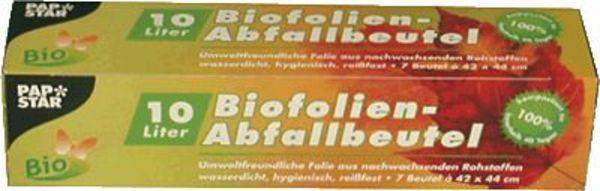 Müllbeutel Kompostbeutel Biofolie 10l 420x440mm weiß
