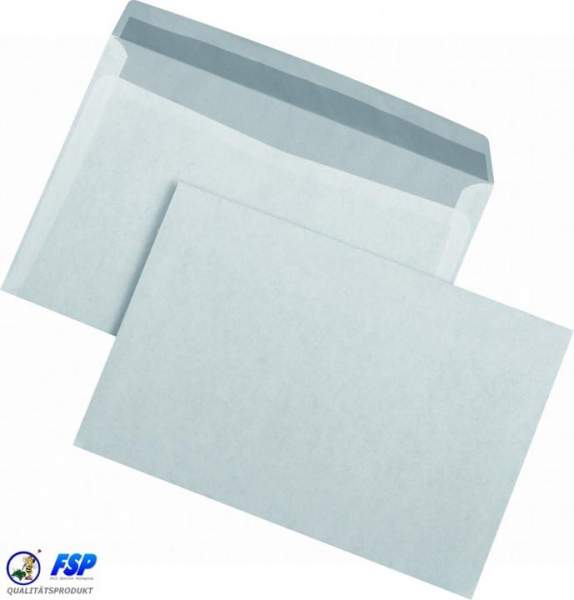 Weiße 105x215mm Rückantworthüllen ohne Fenster nk (1000 Stück)