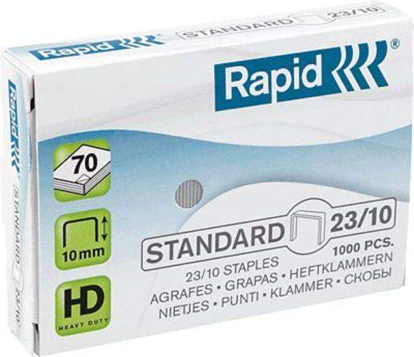 Heftklammern 23/10 Rapid Stahldraht verzinkt (VE=1000 St.)