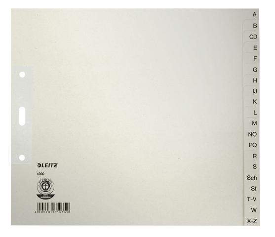 Register Leitz 1200 A-Z A4 Papier 210x240 20 Blatt grau (1 St.)